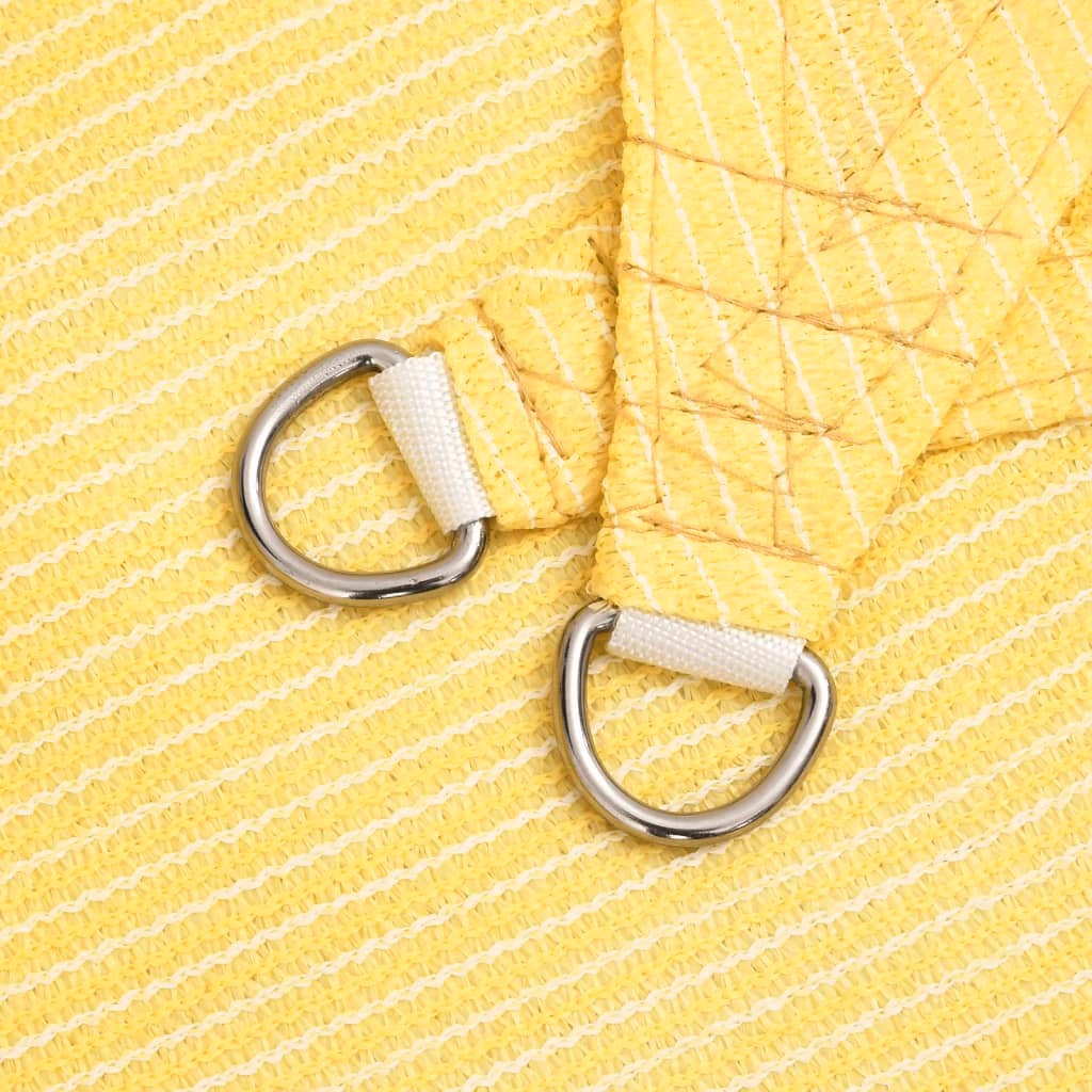 Vela Parasole 160 g/m² Beige 2,5x2,5 m in HDPE vidaXL - 6