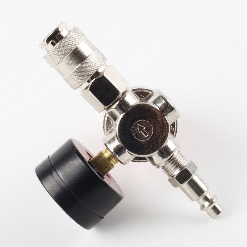 Regulador De Presión De Aire, AR2000 G1/4 Regulador Neumático Ajustable