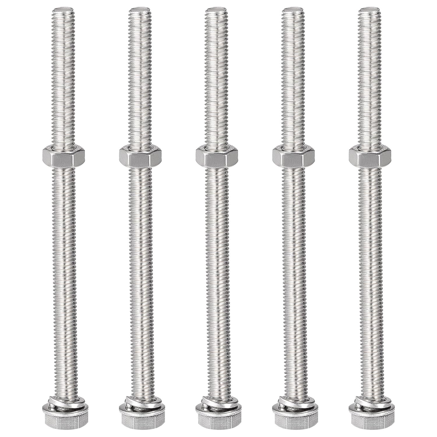 Elementi Fissaggio M10 Inox Set Viti, Dadi, Rondelle M10 In - Foto 3