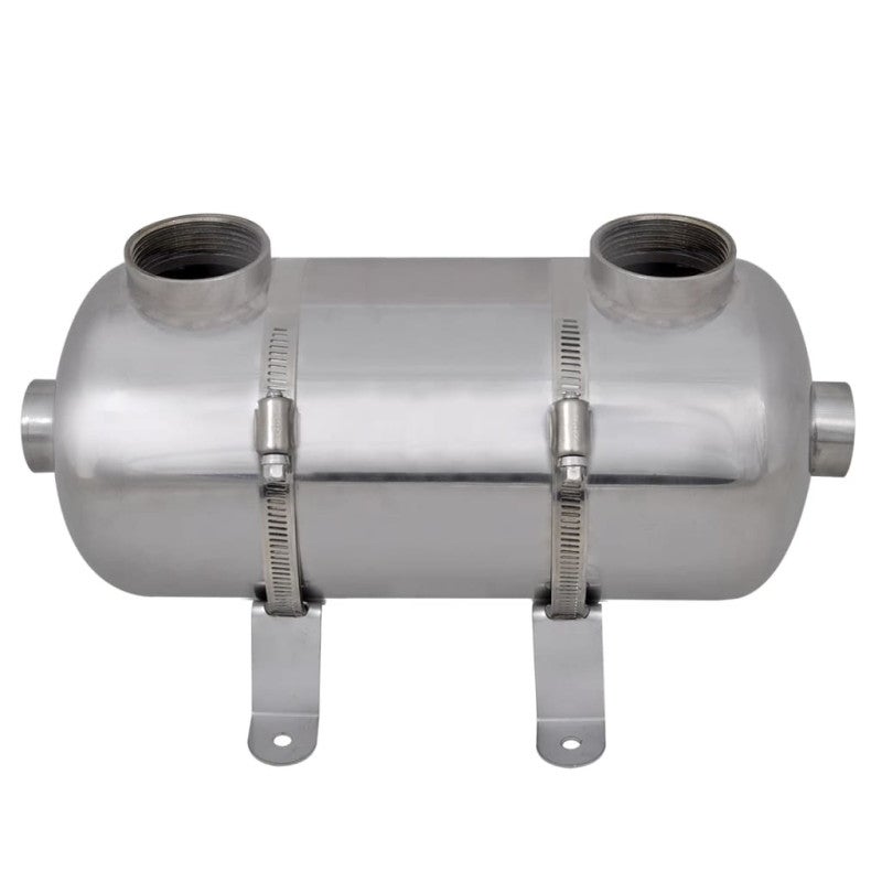 Échangeur Chaleur Piscine VidaXL 40KW - Acier Inoxydable 355x134mm