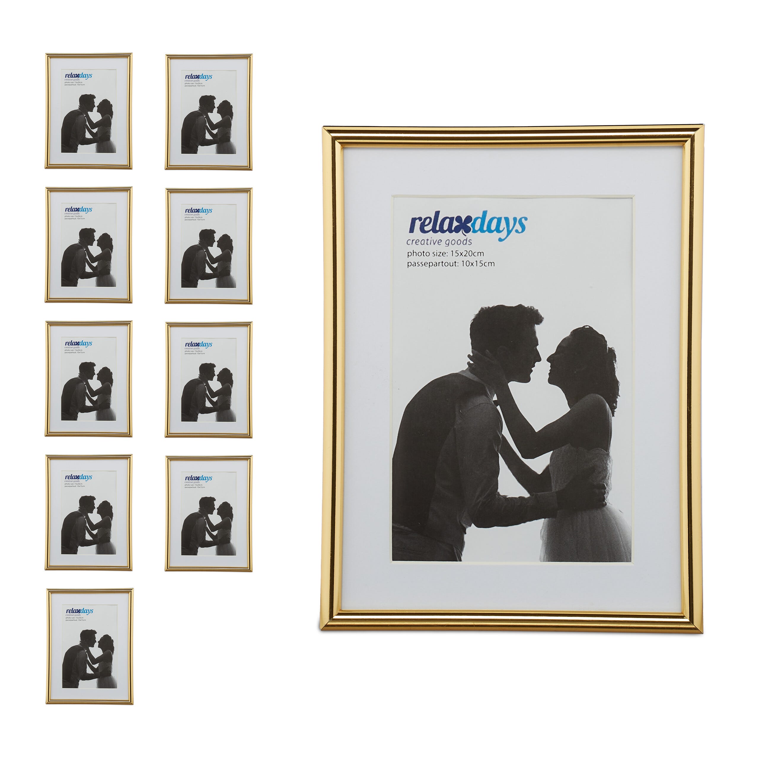 Dmyifan Lot de 5 cadres photo dorés - Format A4 (21 x 29,7 cm) - En plexiglas - Avec crochets sans couture - À poser et à suspendre - Décoration pour Dmyifan Lot de 5 cadres photo dorés - Format A4 (21 x 29,7 cm) - En plexiglas - Avec crochets sans couture - À poser et à suspendre - Décoration pour
