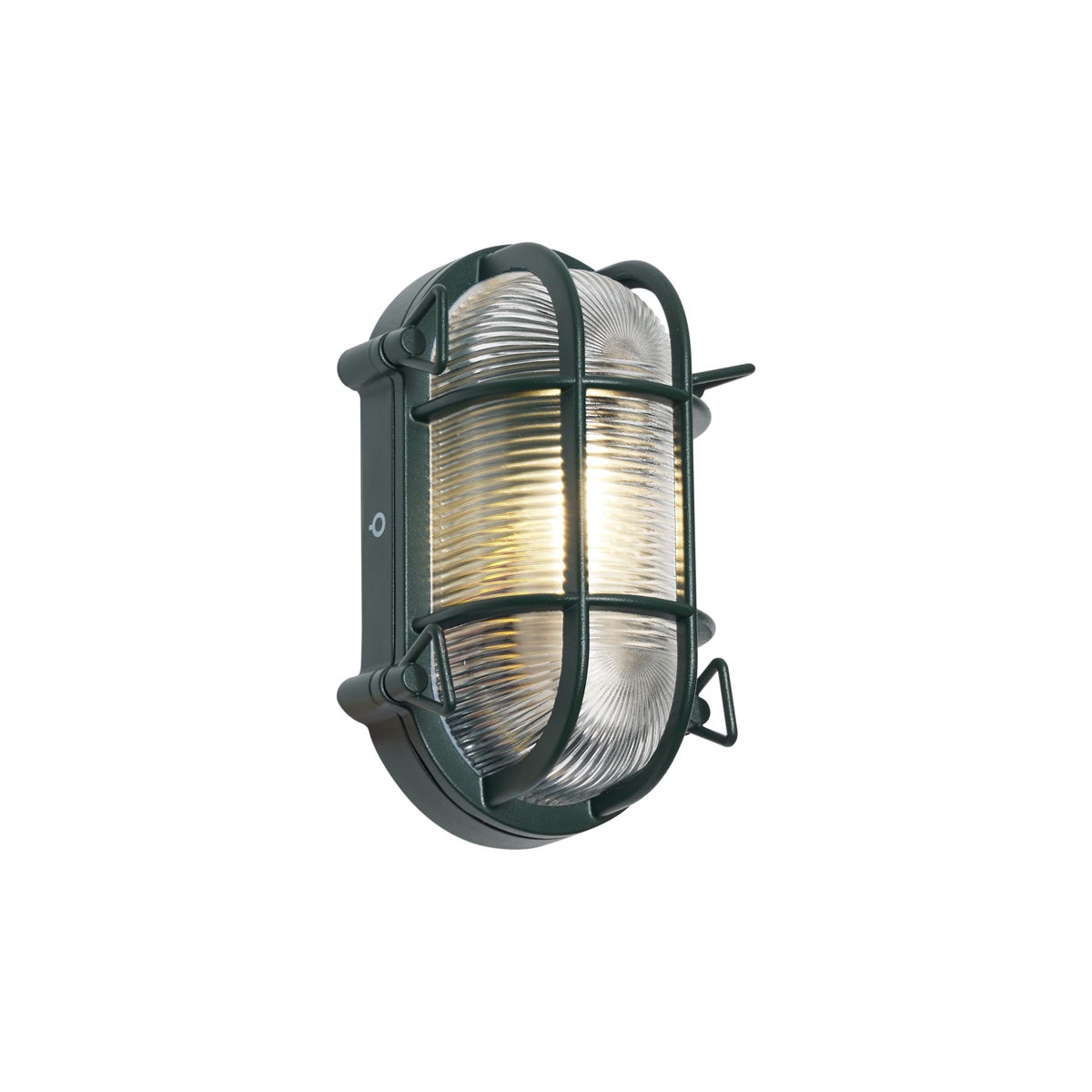Qazqa przemysłowy lampa ścienna zewnętrzna IP44 do ogród - Nautica - zielony, max. 15w, kompatybilny z żarówką LED, e27, 9cm