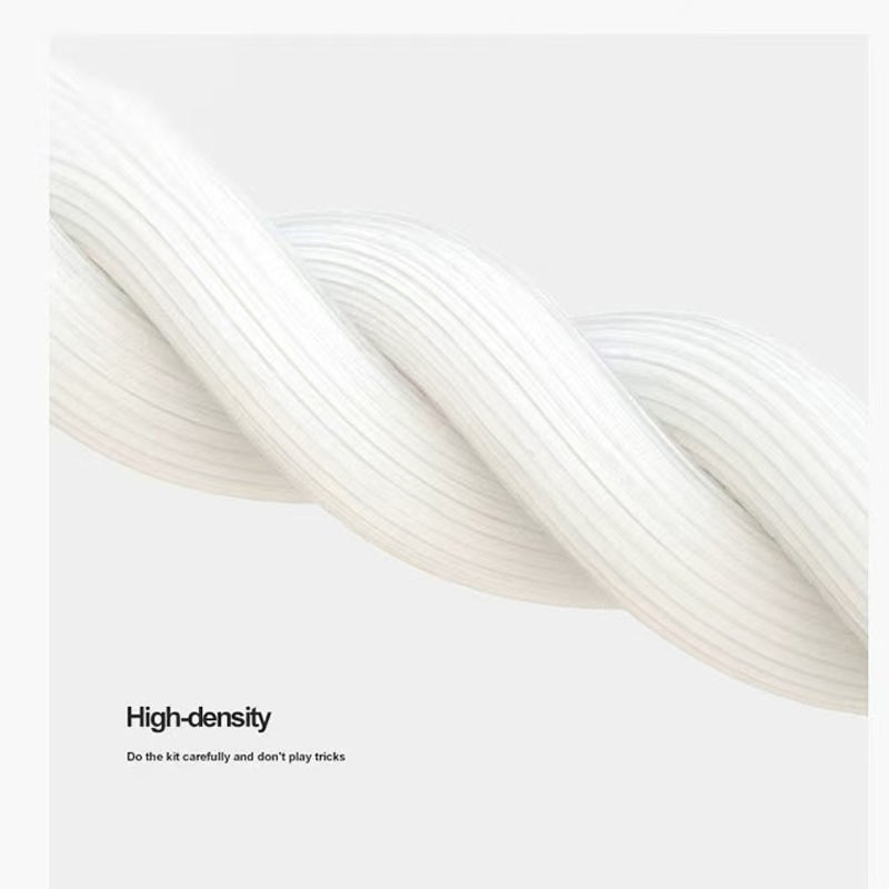 Parure de lit à motif cerises blanches, parure de lit en microfibre rayée, housse de couette 160 x 210 cm avec drap de lit et 2 taies d'oreiller - 7