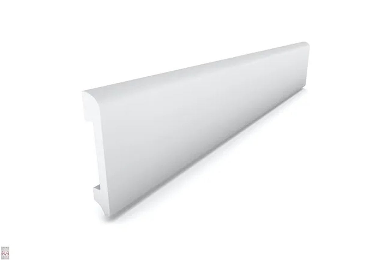 Plinthes 1 pièce / 2 mètres plinthe plinthe - blanc - matériau dur - décoration - mur - sol - plafond DP4 - 5