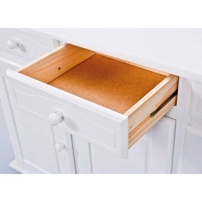 Buffet 3 portes + 3 tiroirs dim.130x43x87h - 6