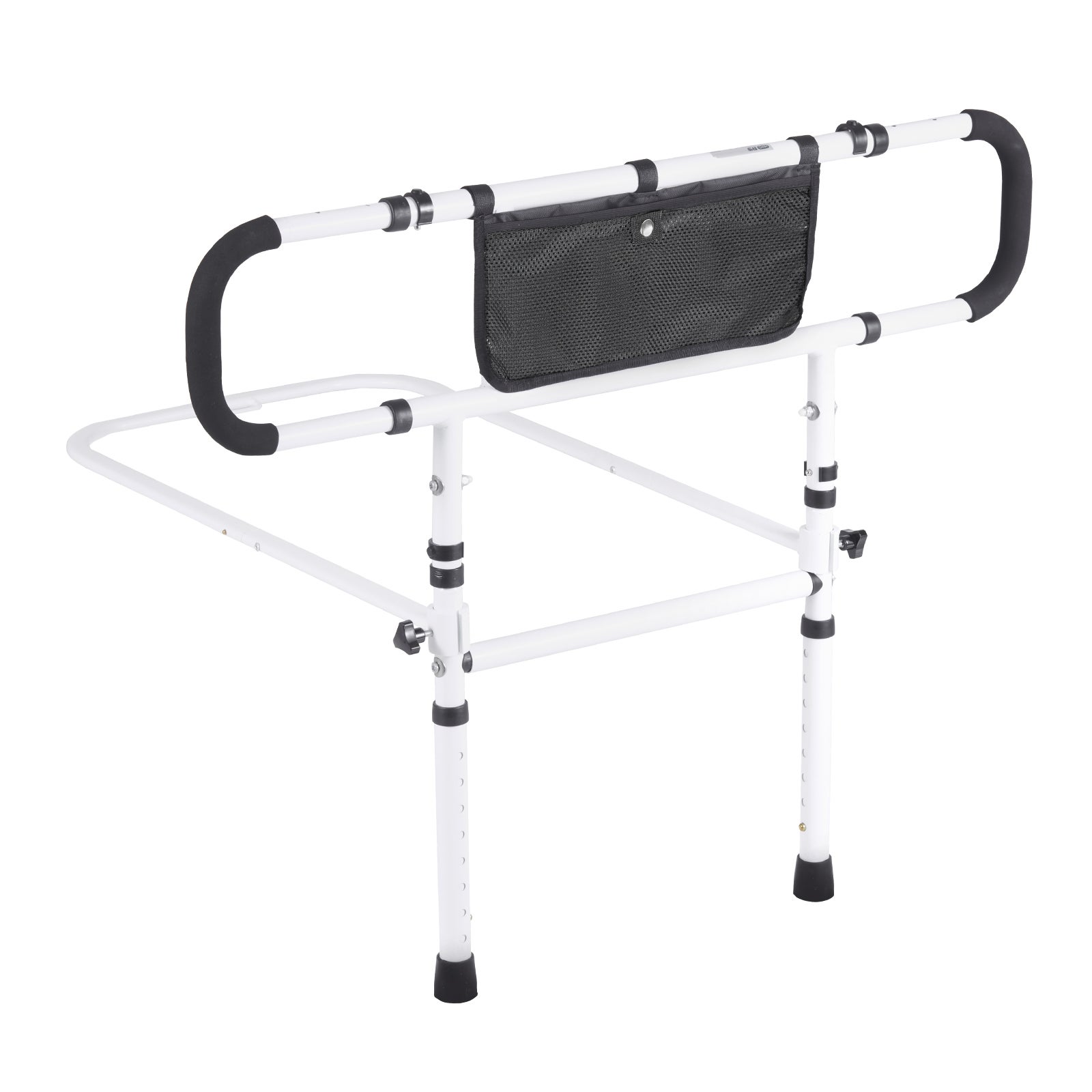 Barrière de Lit VEVOR pour Adultes Personnes Âgées Pliable 180° Rail de Lit d'Assistance Protection Latérale Charge 204kg Poignée Réglable à 4 Niveaux - 9
