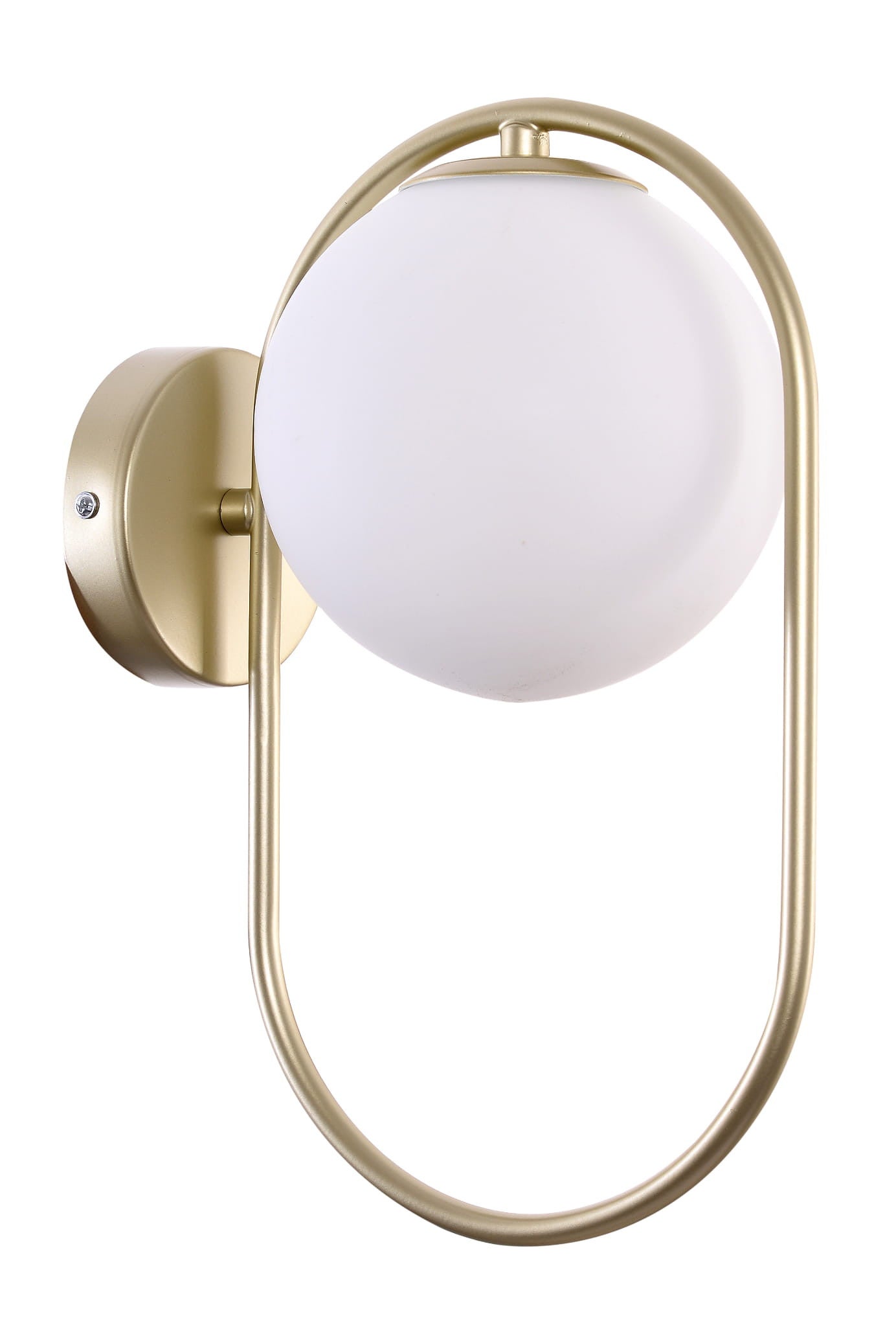 Kinkiet ścienny Cordel mosiądz-biały 1xG9x28W wym: 32 x 22 x 15 cm szkło IP20 Candellux