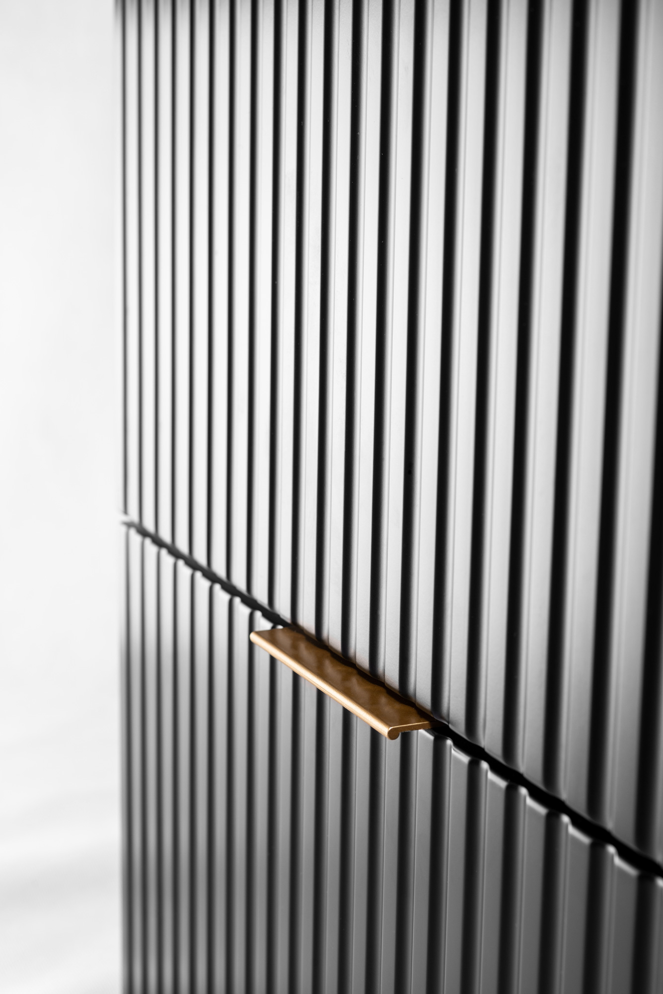 Meuble sous double vasque sur pieds FLOW noir 120 cm - 11