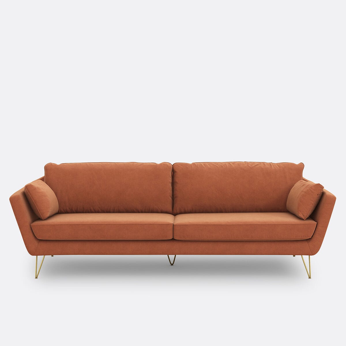 Housse De Canapé Extensible En Velours - Couleur Unie, Tailles 1 à 5 Places, Protection Et Décoration Salon