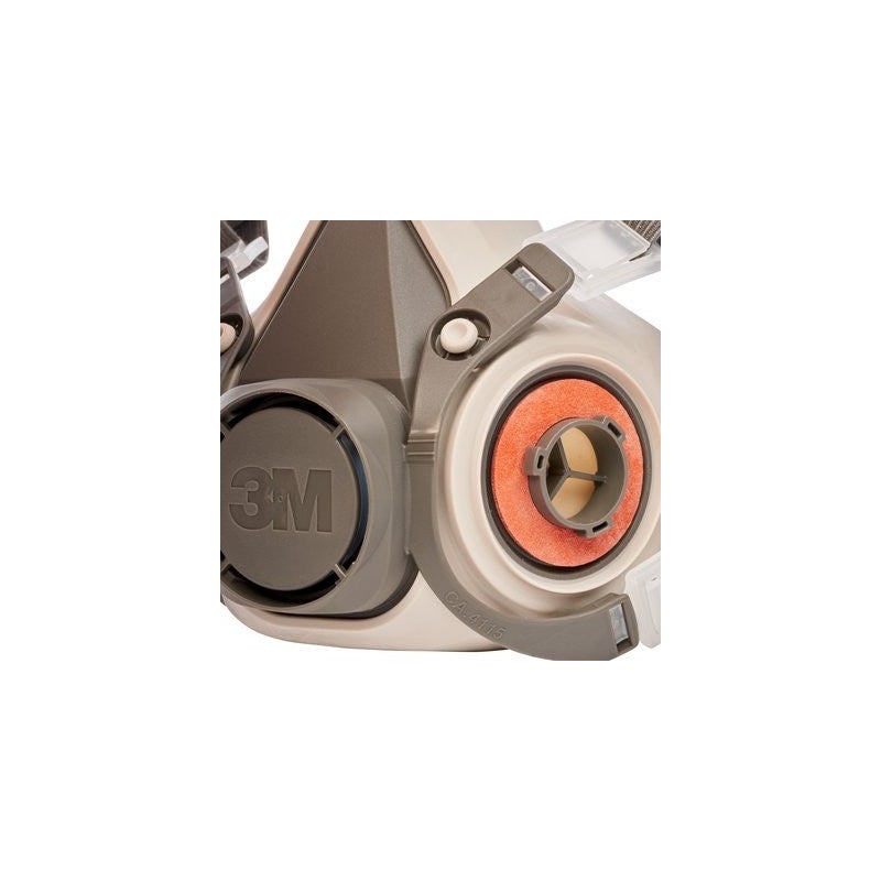 Media máscara 3M de protección reutilizable serie 6000 (6100-6200-6300) contra gases, vapores y partículas 3M - 3
