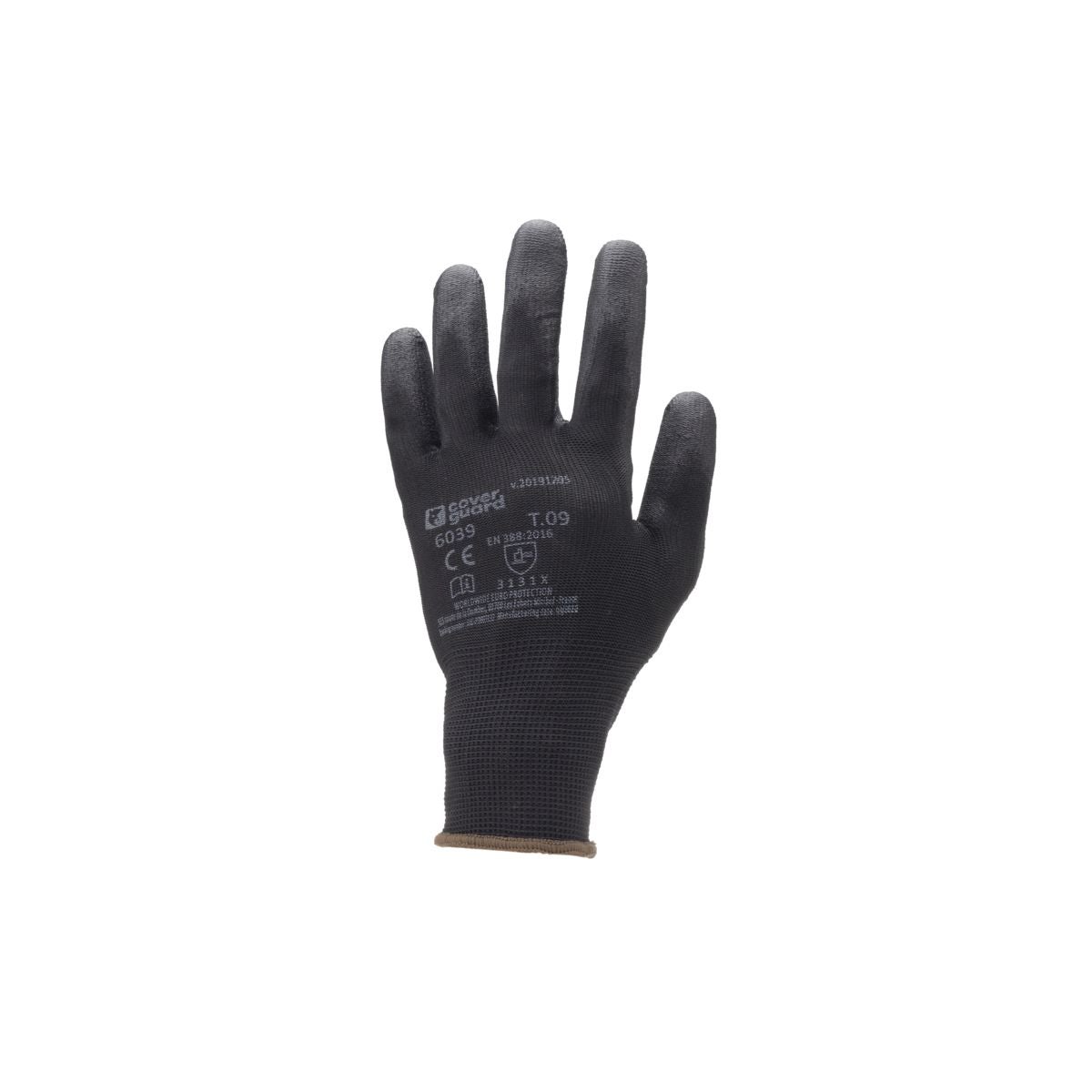 Showa 370 Lot De 10 Paires Gants Antidérapants Nitrile Noir Taille 9 XL