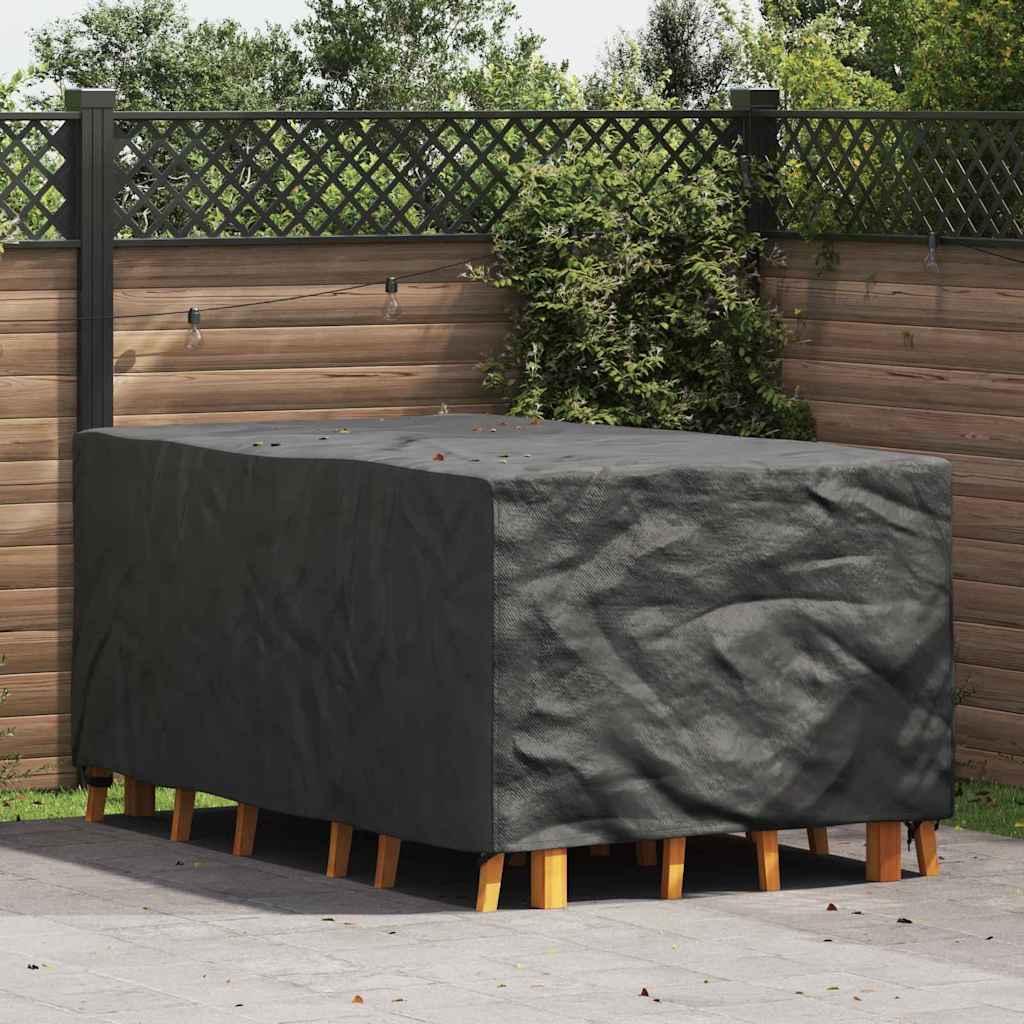 Pokrowiec na meble ogrodowe Czarny 143 x 225 x 90 cm 600D
