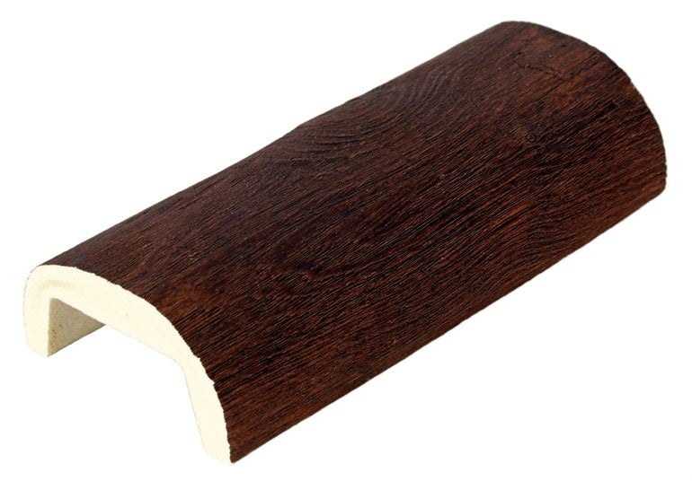 Viga Imitación Madera 12,5cm de ancho x 7cm de alto x 3m de largo color Nogal decorativa de poliuretano VR0001-N - 3