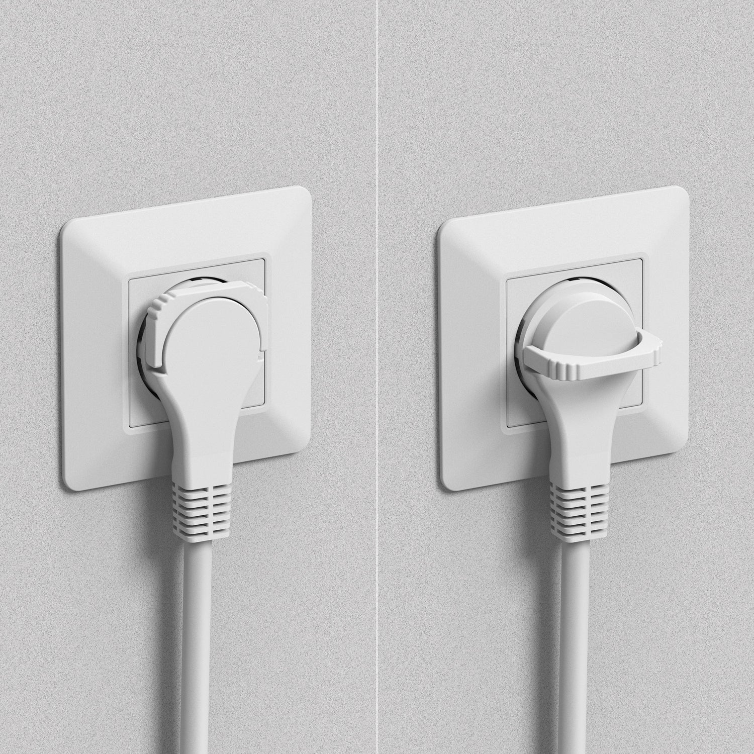Electraline 32041 Bloc 4 prises avec interrupteur/fiche plate 1,5m, Blanc - 5