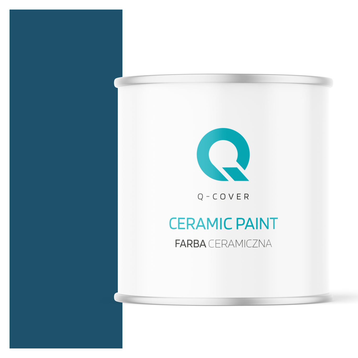 Farba Ceramiczna Do Ścian i Sufitów Q-Cover Granatowy H0508 Głęboki Mat 2L