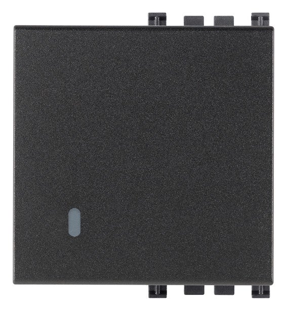 Interrupteur Vimar Idée 16961 – Double Bouton Basculant Gris, Sobre Et Fiable