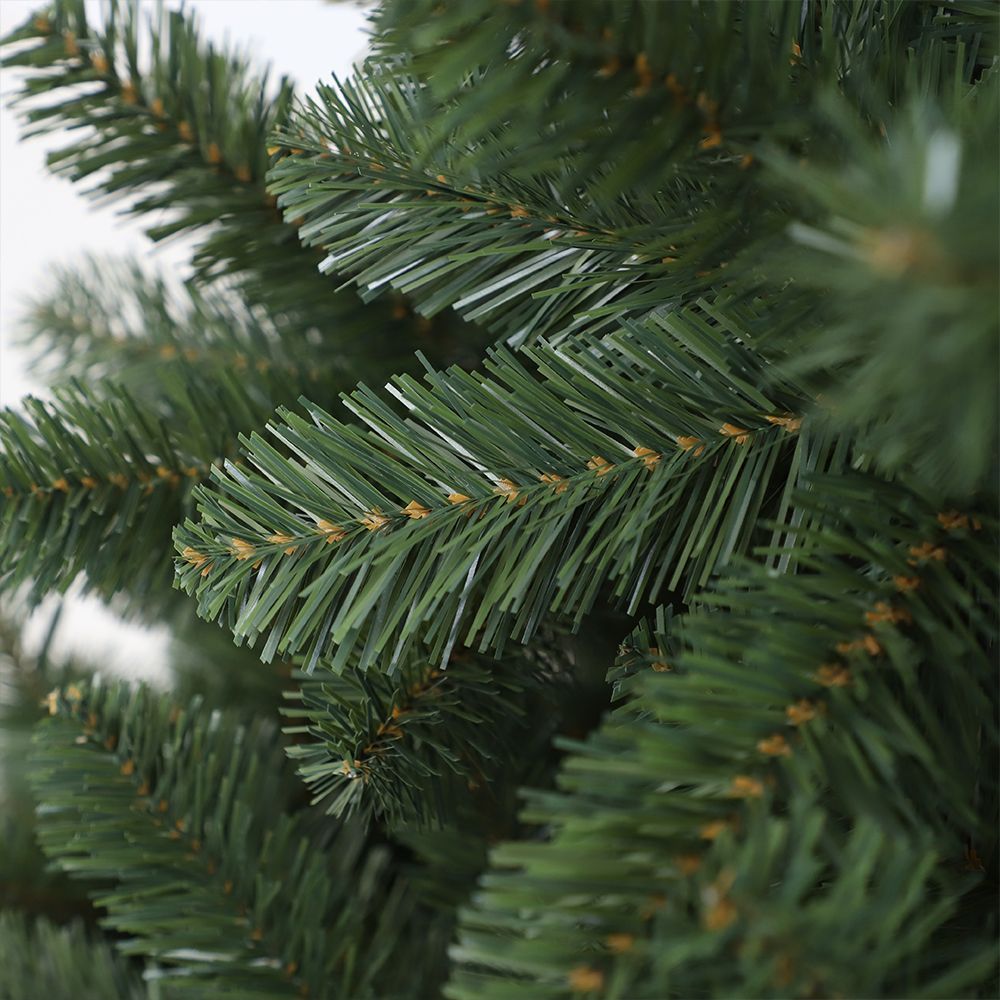 Albero di natale Pino 150/180/210/240/270/300 CM SUPER FOLTO REALISTICO VERDE 210 - 3