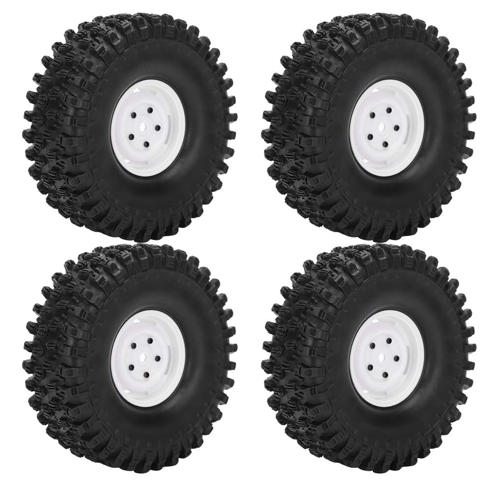 Jantes Beadlock 2.2 En Métal – 135 Mm – Pour 1/10 RC Crawler Axial SCX10 Wraith Capra TRX4 D90 – 4 Pièces – Noir