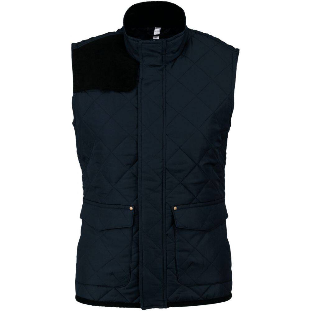 Bodywarmer Equitation matelassé Kariban femme Marine / Noir S | Leroy