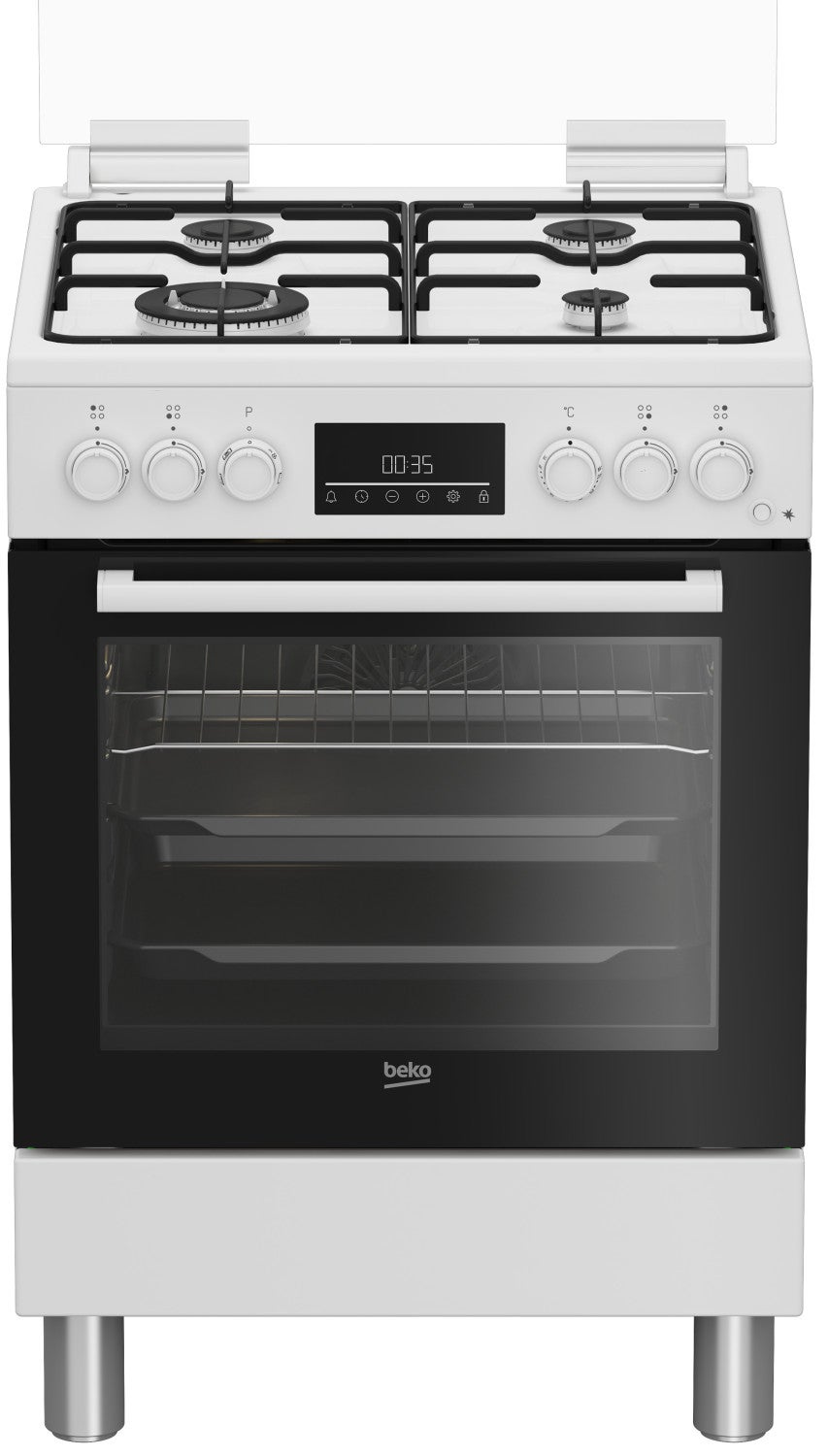Beko Fbe62310gw Cocina Independiente A Eléctrico Encimera De Gas Blanco , Leroy Merlin