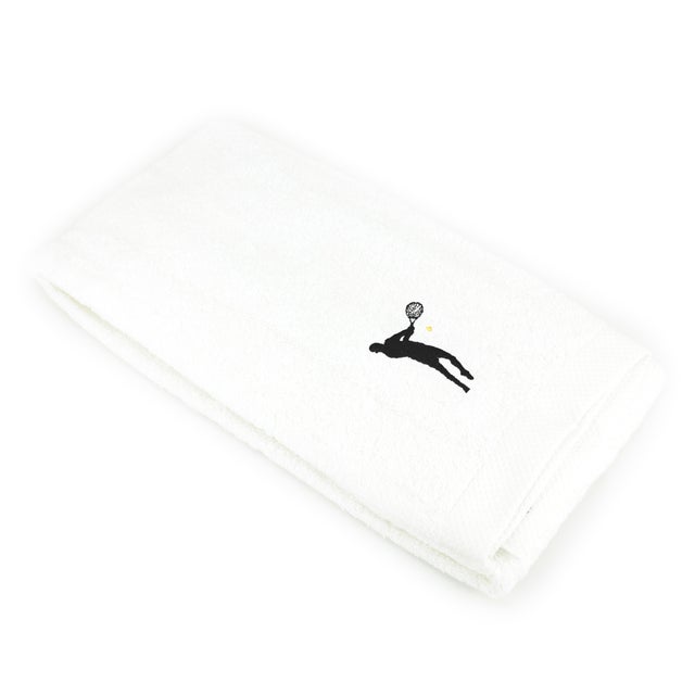 Drap de douche 70x140 cm coton 550 g/m2 PURE TENNIS Blanc