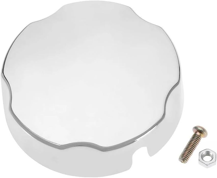 Obrotowa gałka do wanny z wykończeniem chromowanym, średnica 75 mm, otwór 10 mm, plastikowa osłona przelewowa ułatwiająca montaż