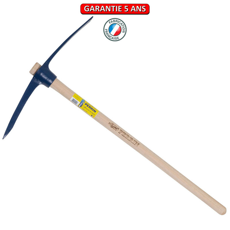 Pioche de terrassier il rond - avec manche - Perrin - 3