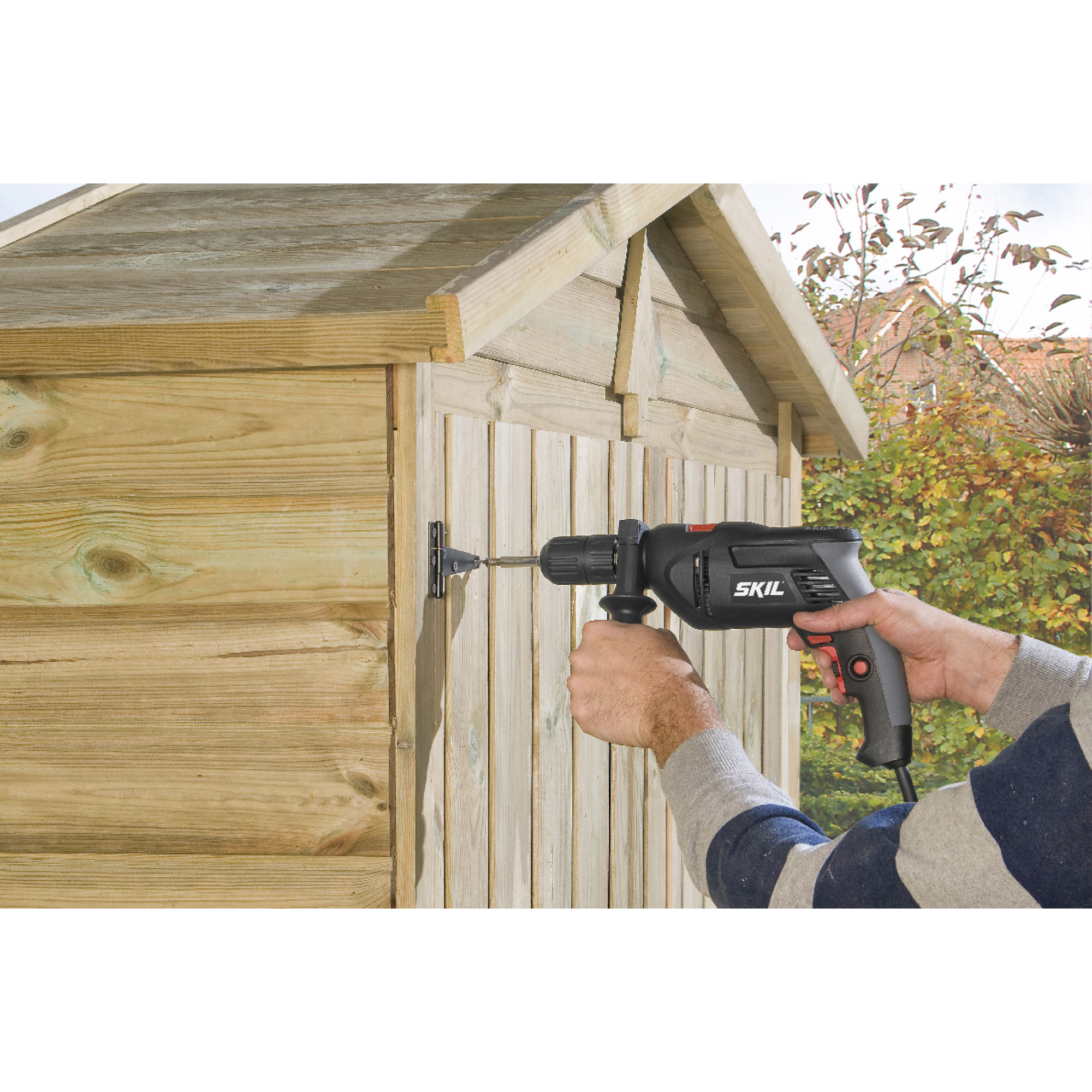 Perceuse à percussion SKIL 1021 AD, 850 W, mandrin 13 mm, coffret et embouts inclus - 4