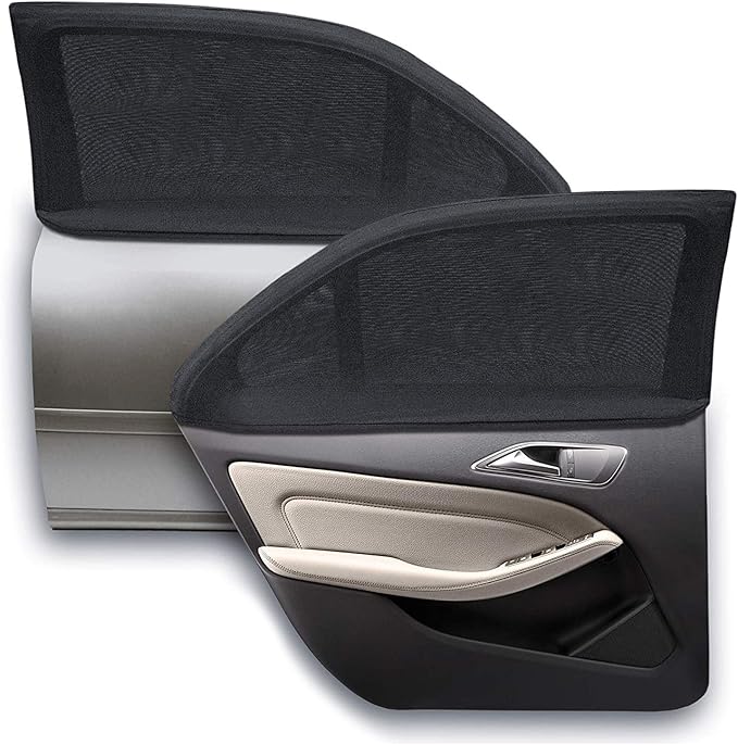 Pare Soleil Voiture Bébé, 2 Pièces Chaussette Voiture Pare Soleil, Bloquer Les Rayons UV
