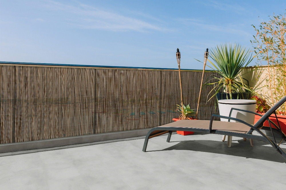 Canisse d'osier synthétique Fency Wick - Vert - 1 x 3 m - Occultation 90 % - 5