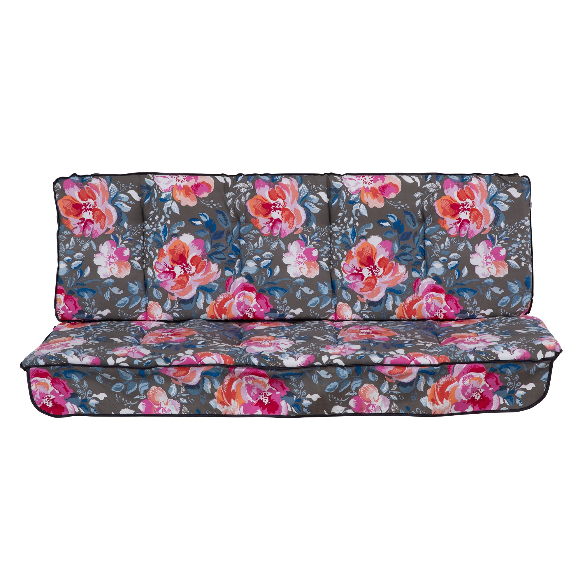 Poduszki na huśtawkę ogrodową 150 cm Latina roślinny wzór Patio