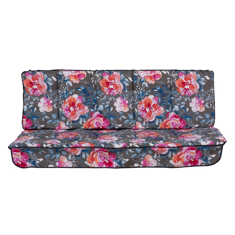 Poduszki na huśtawkę ogrodową 150 cm Latina roślinny wzór Patio