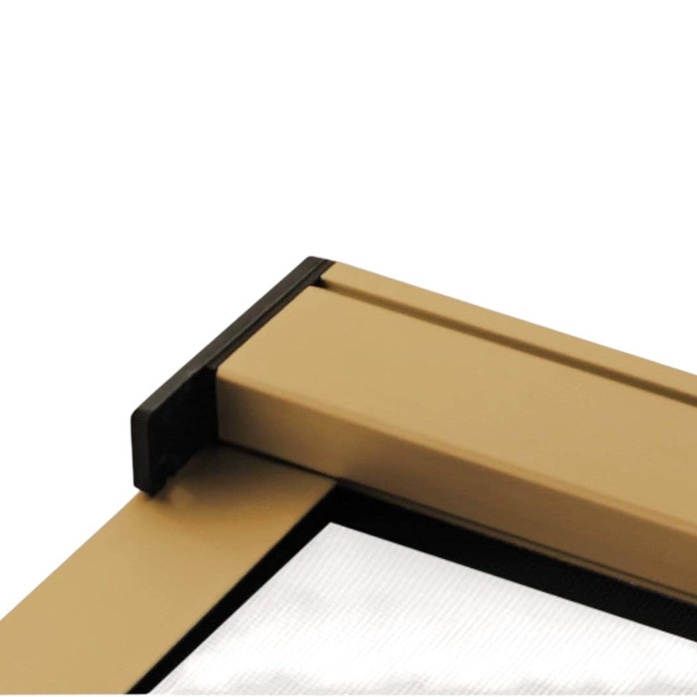 Mosquitera enrollable universal con acabado bronce stop inset - tamaño 120x170 cm