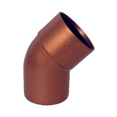 Curva 45° MF 125mm in PVC Con Guarnizione - D'Alessandris