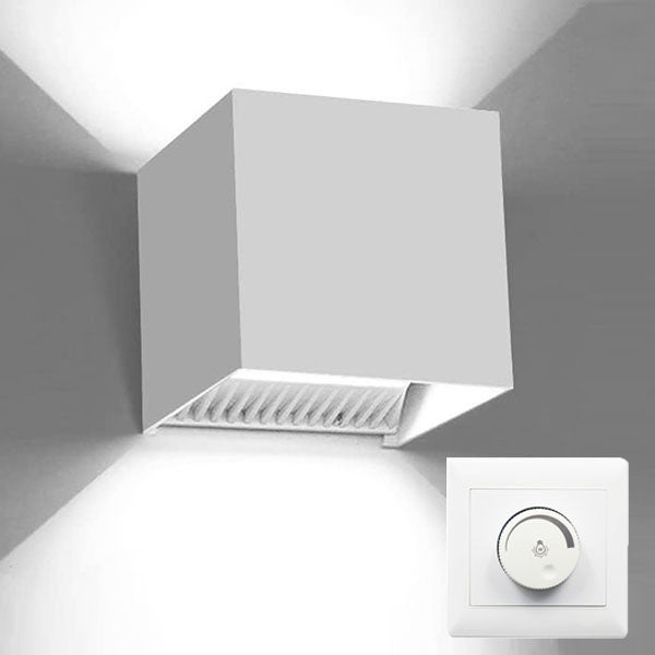 Applique Murale Blanche LED 6W IP54 Carré