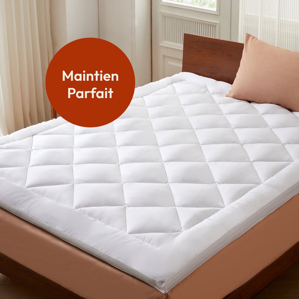CASABEL Surmatelas Douceur 140 x 200 cm en Microfibre - 3