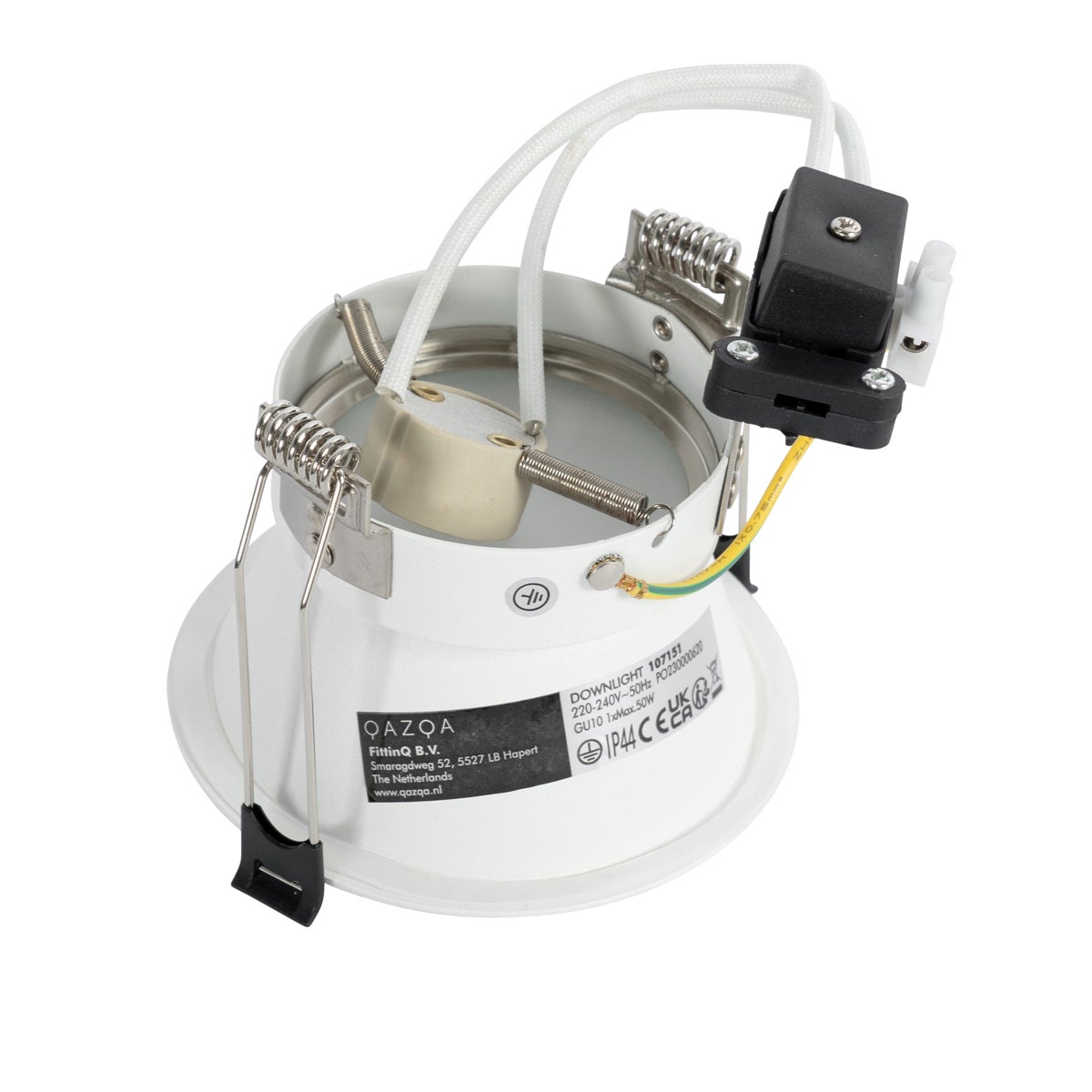 Faretto da incasso Smart bianco IP44 incl. Wifi GU10 70mm - Dept - 6