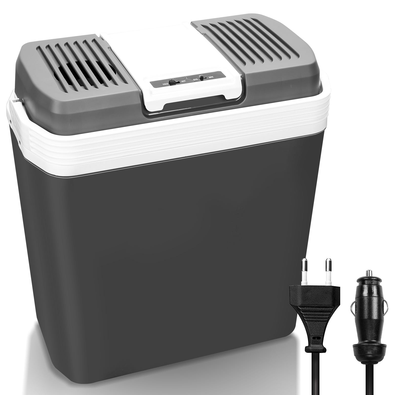Juskys glacière électrique 24 litres 12 V - 230 V pour voiture, camion Juskys glacière électrique 24 litres 12 V - 230 V pour voiture, camion