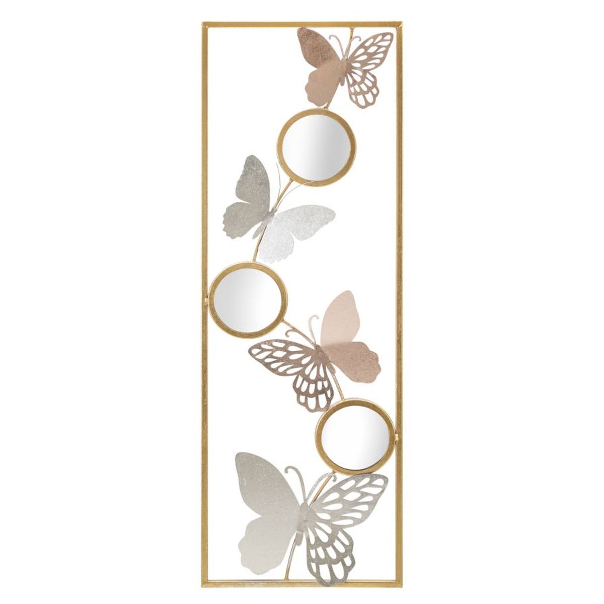 Metalowa Dekoracja 3D Motyl 7, Metal, Wielokolorowy, Seven Design