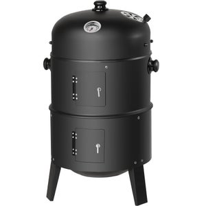 Barbecue Affumicatore CREATE SMOKEY COMPACT | Acciaio Inox Portatile | Controllo Temperatura | Leggero E Facile Da Trasportare