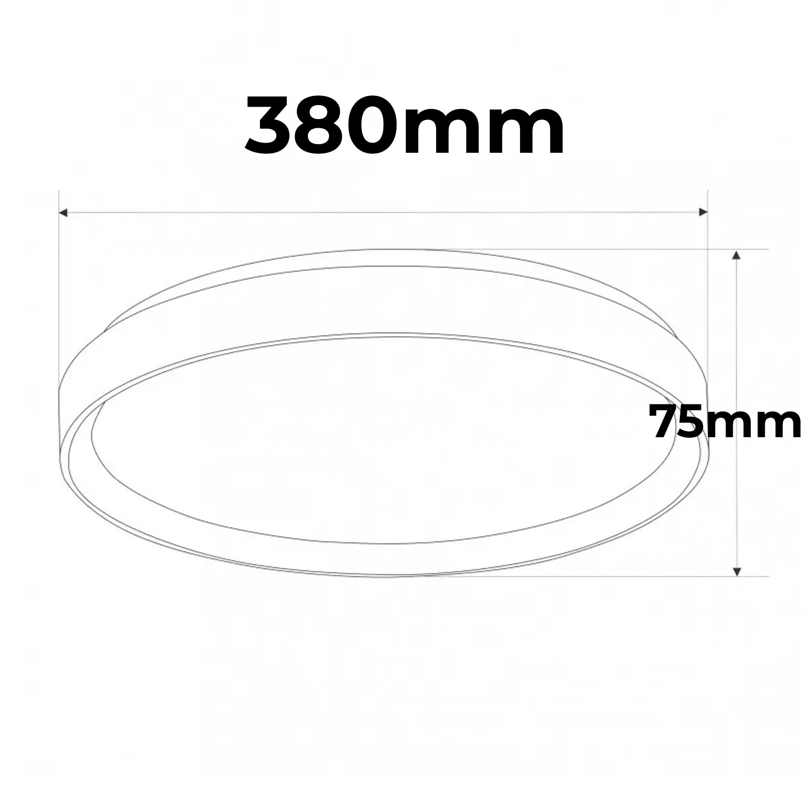Plafón LED de Techo 30W Ø38cm CCT 3000K-6000K, Blanco/Efecto Madera Modelo 