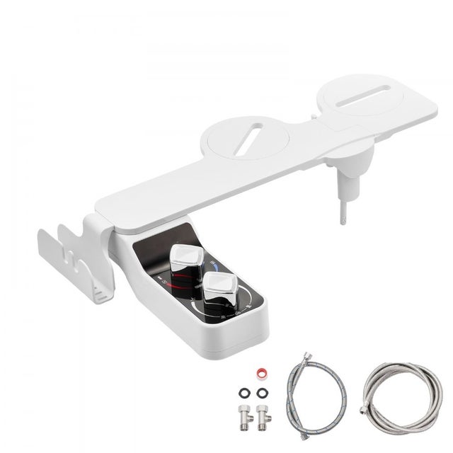 Bidé para inodoro con doble chorro, presión ajustable, higiene íntima y baño TEKMAQUINAS