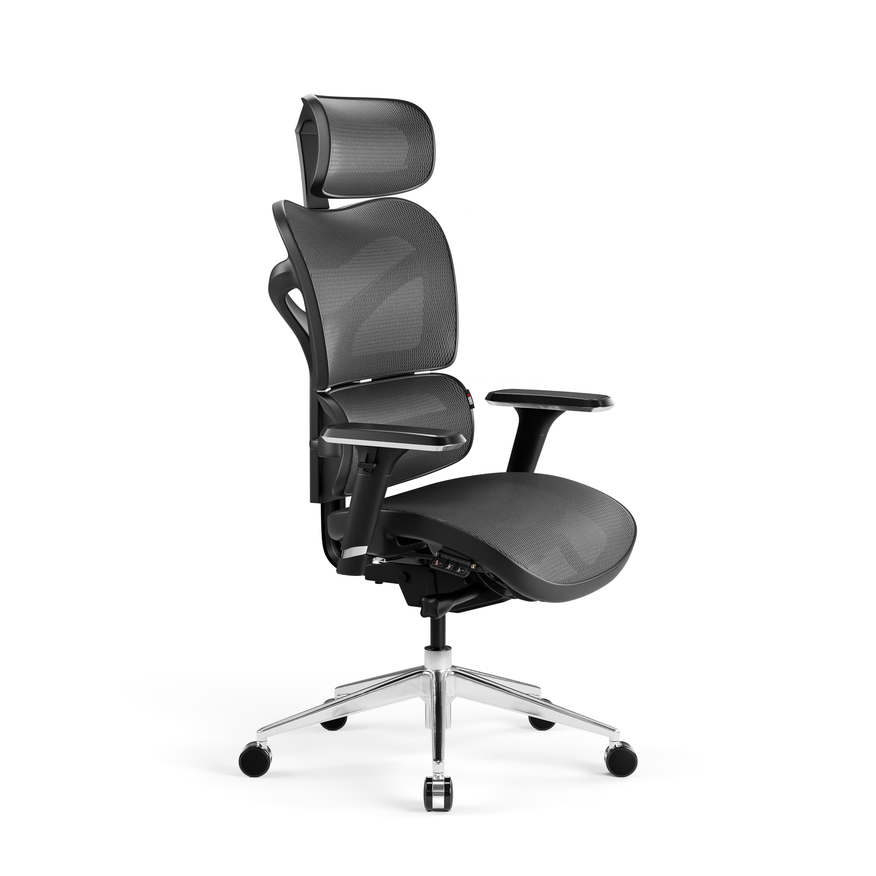 COLAMY Sedia Ufficio Ergonomica In Pelle - Grandi Dimensioni, Braccioli Ribaltabili, Inclinazione Regolabile, Portata 124,7kg
