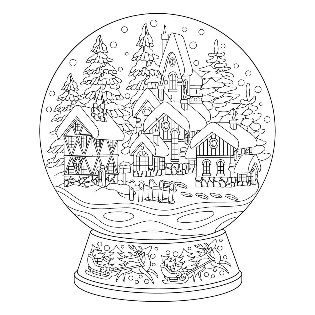 Maison pour Noël affiches et impressions par Pernilla Enmalm Maison pour Noël affiches et impressions par Pernilla Enmalm