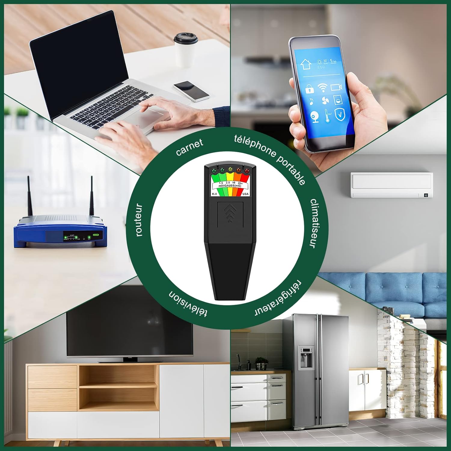 K2 EMF, Détecteur de Champ électromagnétique- Chasse fantômes - Équipement pour activité paranormale - 5