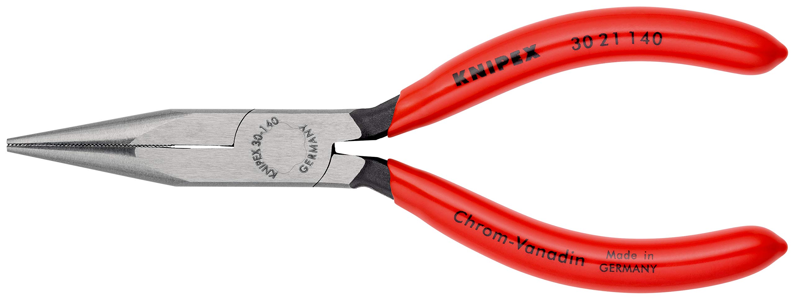 Knipex Pinza per Meccanica - a Becchi Lunghi Bonderizzata Nera, Rivestiti in Resina Sintetica 140 Mm 30 21 140 - 3