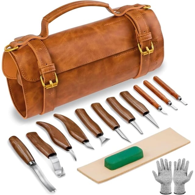 BeaverCraft Kit de Sculpture sur Bois Deluxe S18X – Enseble de