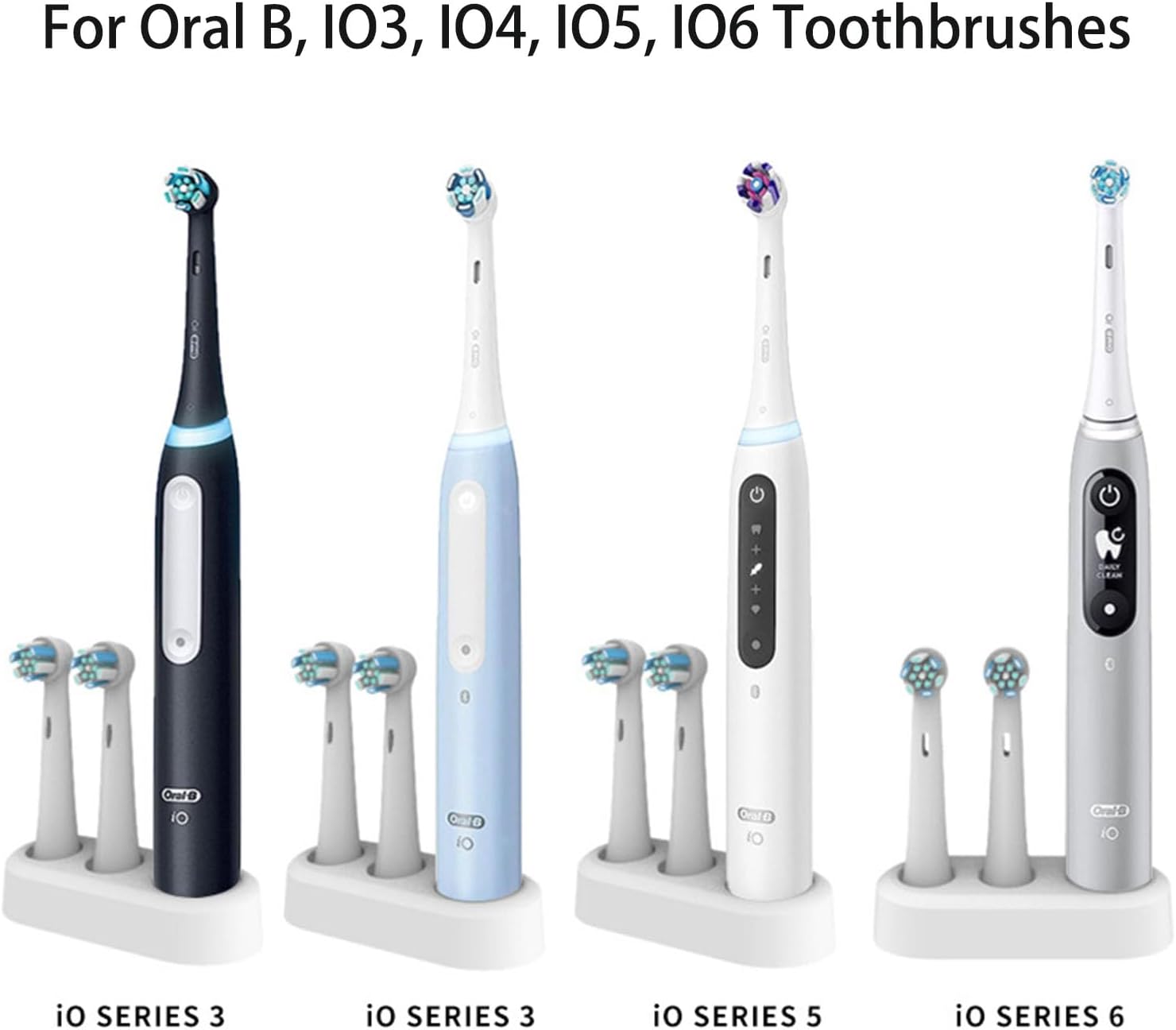 Pack de soportes para cepillos de dientes, soporte para