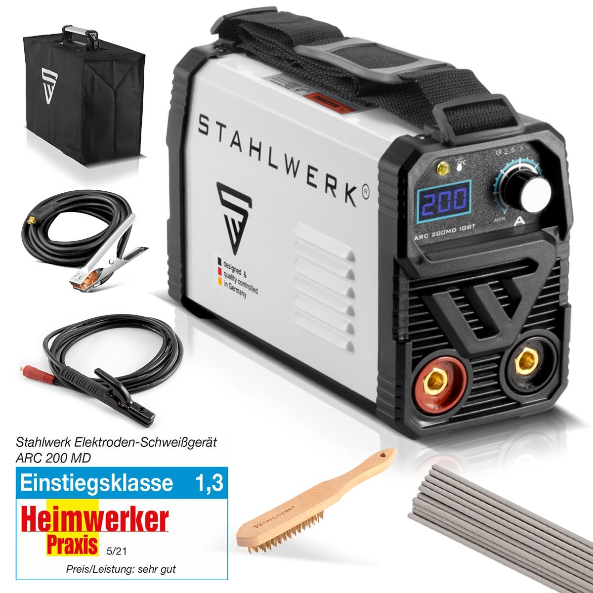 STAHLWERK welding machine MIG MAG 160 M fully equipped, 279,99