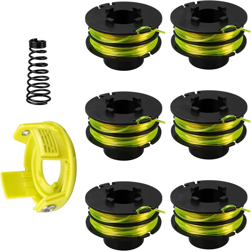 Szpula zamienna do kosiarki Ryobi RAC118 RLT3525S, 1,2 mm x 10 m, z nakładką i sprężyną (6+1+1)